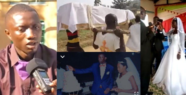 Grieving Husband Narrates How His Wife Mysteriously Died Few Hours After Their Wedding (Video)