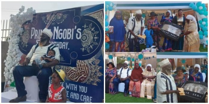 Man Moved To Tears As His Five Wives Surprise Him With A Colorful Birthday Party (PHOTOS)