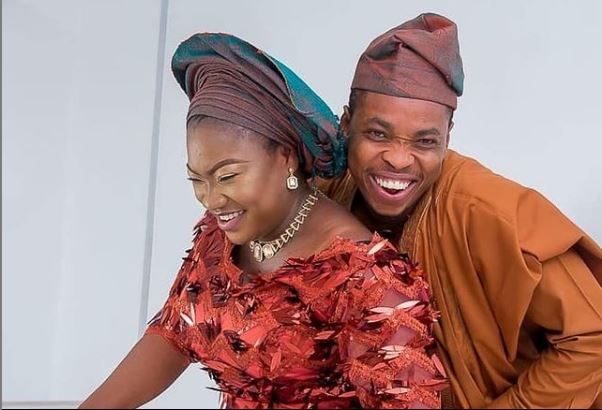 “You are the best thing that has happened to me” – Comedian, Woli Agba showers encomium on his wife on wedding anniversary