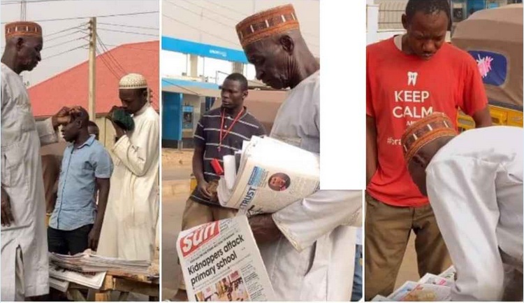 Internet Has Made Me Poor – Man Who Has Been Selling Newspapers For 51 Years Cries Out