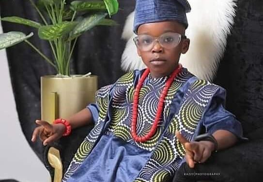 5-year Old Boy, Adebayo Olamilekan Bags Chieftaincy Title In Lagos