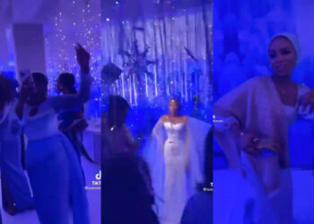 Watch The Video of Buhari’s Daughter & Friends Singing “Shebi na National Budget, We Go Blow Am Like Trumpet” At Brother’s Wedding