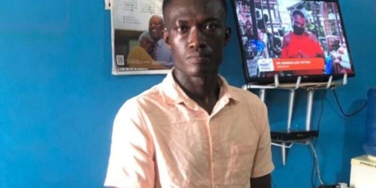 Update: Ghanaian Footballer, Richard Takes Police To Where He Buries The Intestines Of His Victims (Video)