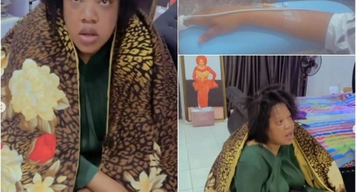 Toyin Abraham Cries Out As She Battles An Unknown Illness (Video)
