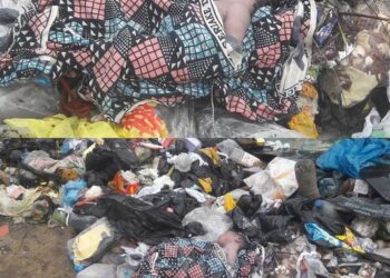 Heartbreaking! Graphic Photos Of Newborn Baby Abandoned At Dump Site In Bayelsa