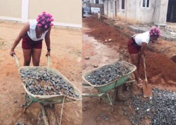 Male Bestie Takes Lady To Work As Laborer After Asking Him For ‘Urgent 2k’ (Photos)