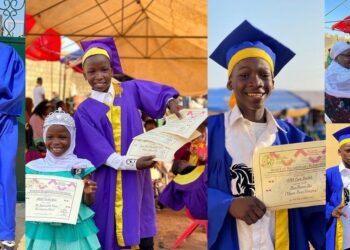 “Thank You For Sponsoring Our Education” – Ikorodu Boiz Appreciate Billionaire Femi Otedola On Their Graduation (Photos)