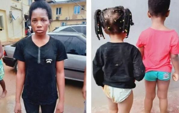Two Kids Abducted By Housemaid In Lagos Rescued In Benin (Photo)