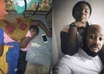 Man Moved To Tears After Girlfriend Accepts To Visit His Humble House, Sleeps On The Floor (Photo)