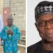 Fayose Meets Obasanjo’s ‘look-alike’ in Lagos (Photos)