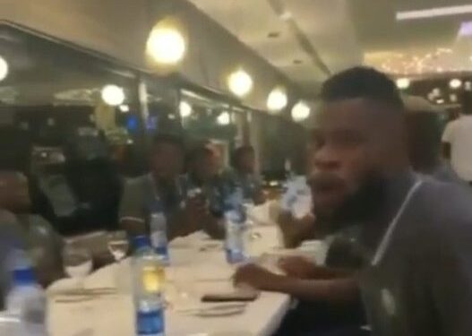Super Eagles Sing Praises To God After Winning 2-0 Against Liberia (Photos & Video)