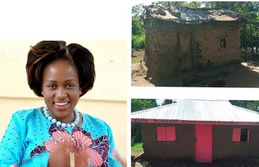 Drama As Lawmaker Brands Her Name On House She Built For A Needy Person (Photos)