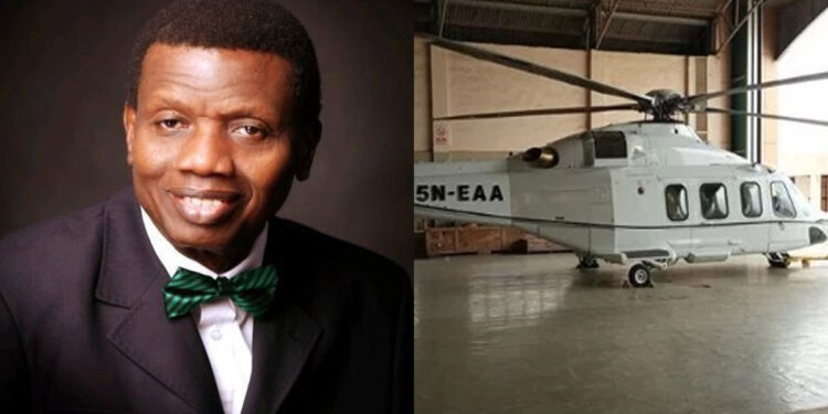 General Overseer of RCCG, Pastor Adeboye Sells Off Helicopter