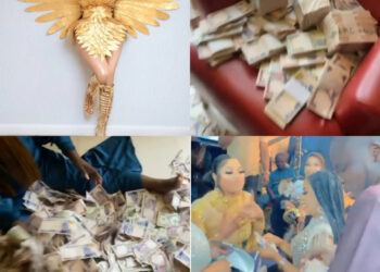 ”I Am Not Their Mate” – Bobrisky Shows Off Monies Sprayed On Him at His Birth Party (Video)