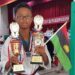 Nigerian Boy Celebrates With Biafran Flag As He Emerges Taekwondo Champion In China (See Photos & Comments)