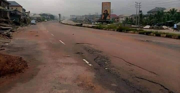 Empty Streets As Owerri Residents Obey IPOB Total Lockdown Order During President Buhari’s Visit to Imo (See Photos & Comments)