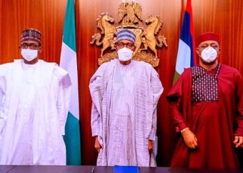 Fani-Kayode Joins APC, Poses With Buhari In Aso Rock (Photo)