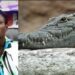 Drama As Lady Claimed She Was Impregnated By Crocodile (Video)