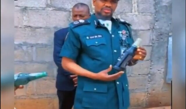 Kano Hisbah Seizes Another 3600 Bottles Of Beer, Despite Hidden With Bags Of Chicken Feed (VIDEO)