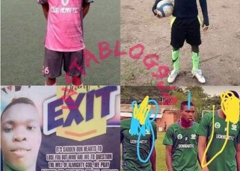 So Sad!! Footballer Dies During Morning Training On The Day He Was Meant To Leave Nigeria For Europe (Photo)