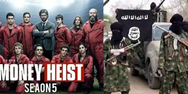 Nigerians React As Boko Haram Gets Mention In Money Heist Season 5