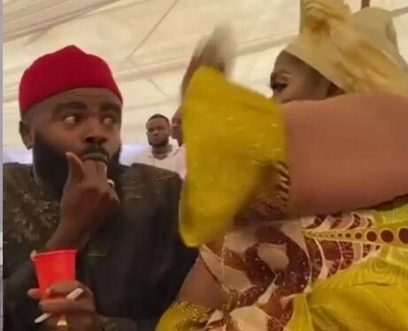 Watch The Hilarious Moment Actress Rita Edochie Slaps Her Colleague At A Public Event (Video)