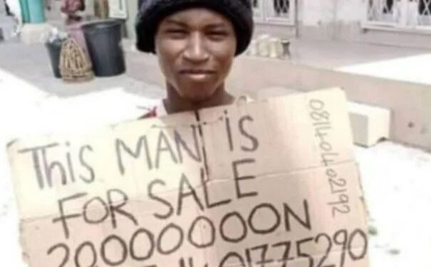 Drama As Hisbah Arrests Man Who Put Himself Up For Sale, Says The Act Is Forbidden In Islam