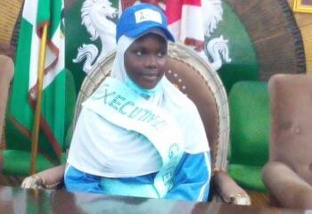 14 Years Old Girl Becomes Governor Of Kano For 20 Minutes (PHOTO)