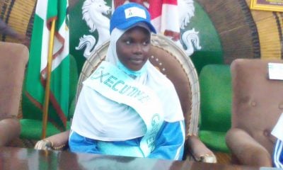 14 Years Old Girl Becomes Governor Of Kano For 20 Minutes (PHOTO)