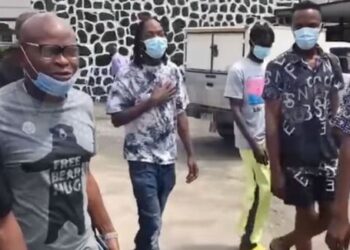 Watch The Video Of Naira Marley Arriving Court Today For Fraud Trial