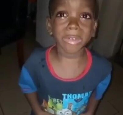 Nigerian Boy Who Went Viral For “Mummy Calm Down” Video Makes Nollywood Debut In Kunle Afolayan’s Movie (Photos)