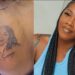 Fan Gets Tattoo Of Tiwa Savage’s Face On Her Back (Video)