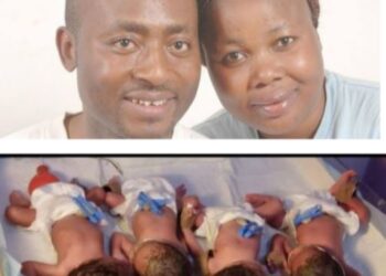 Nigerian Woman Gives Birth To 4 Babies After 11 Years Of Marriage (Photo)