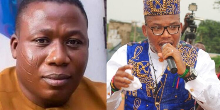 Sunday Igboho Crippled, Nnamdi Kanu Incarcerated, Gumi, Miyetti Allah Protected – Nigerians Blast FG
