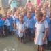 Lagos Govt Reacts To Viral Video Of School Assembly In Flooded Ground