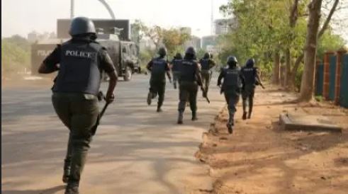 #EndSARSMemorial: Security Operatives Take Over Protest Venue In Benin