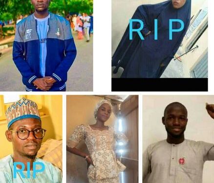 Tragedy As Five Students Perish In Road Crash (Photo)
