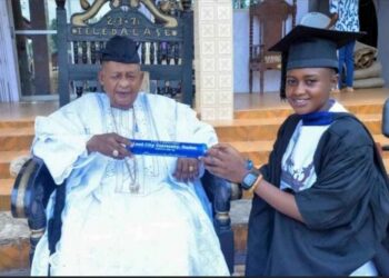 Alaafin Gifts Daughter New Car As She Graduates With Fist Class At Lead University (PHOTOS)