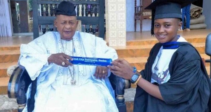 Alaafin Gifts Daughter New Car As She Graduates With Fist Class At Lead University (PHOTOS)