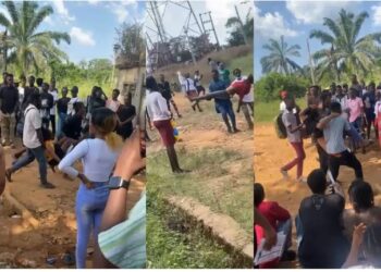 See The Moment 5 FUOYE 100L Students Collapse In Overcrowded Test Hall (Video)