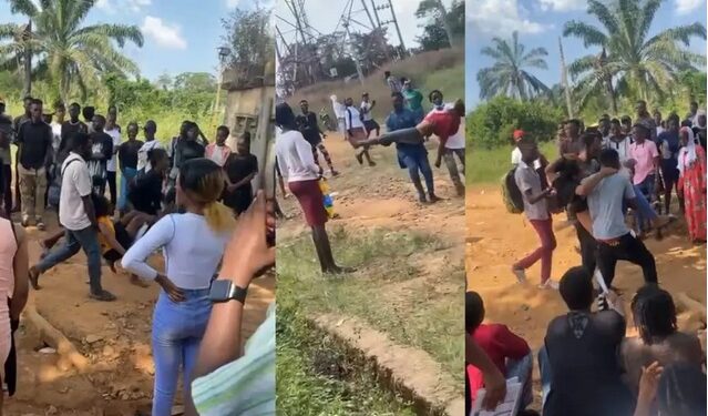 See The Moment 5 FUOYE 100L Students Collapse In Overcrowded Test Hall (Video)