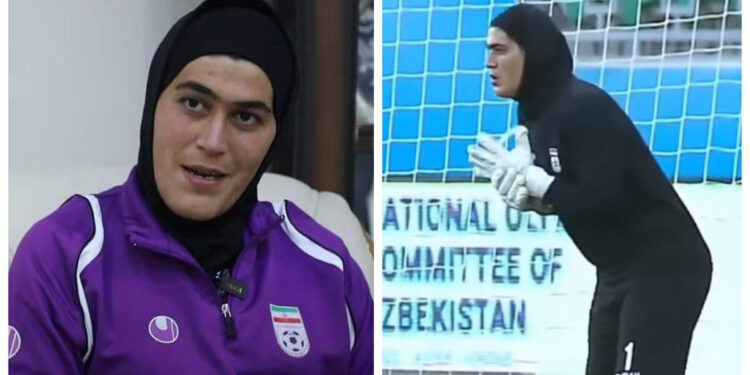 Iranian Women’s Goalkeeper Accused of Lying That She’s A Woman (Photos)