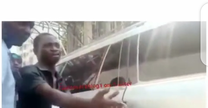 Driver Weeps As US Man He Is Suppose To Take To Airport Trapped In Ikoyi Collapsed Building (Video)