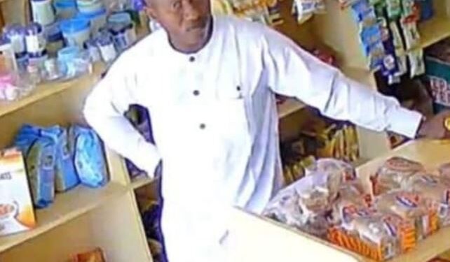 CCTV Captures Moment A Man Stole 100,000 Naira Worth Of Recharge Cards From A Store (Video)