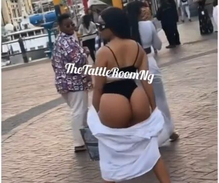 Reality Star, Nengi Dragged Mercilessly For Giving A Public Free Show of Her Bare Bum (Video)