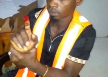 Drama As Commercial Driver Bites, Swallows Finger Of Task Force Officer (Photo)