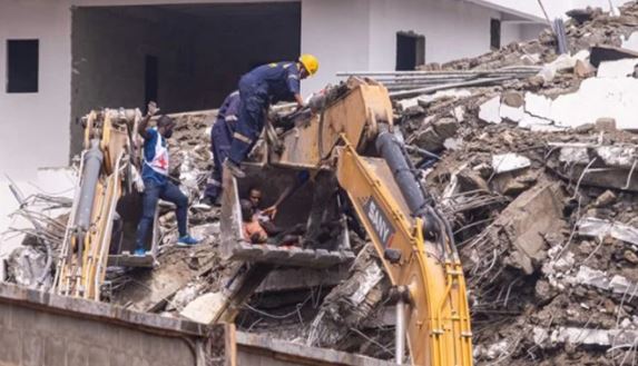 Ikoyi Building Collapse: RCCG Pastor, 22 Colleagues Stuck In Rubble