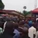 Drama As Policemen Deployed To Anambra For Election Protest Non-Payment Of Feeding Allowance (Video)