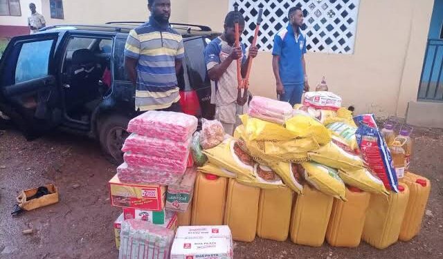 Osun Police Arrest Suspected Burglars After Looting Food Items Worth N850,000 (Photo)