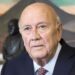 BREAKING: Former South African President, FW de Klerk Is Dead